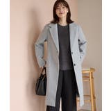 ライト杢グレー | アウター コート ロングコート | Honeys