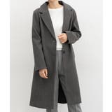 杢チャコール | アウター コート ロングコート | Honeys