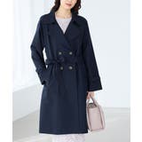 ネイビー | アウター コート トレンチコート | Honeys