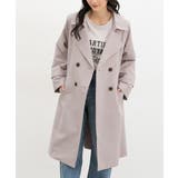 ピンクベージュ | アウター コート トレンチコート | Honeys