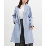 サックス | アウター コート ロングコート | Honeys