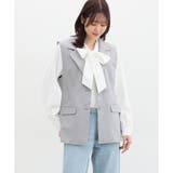 杢グレー | アウター ジレ セットアップ | Honeys