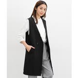 ブラック | アウター ジレ セットアップ | Honeys