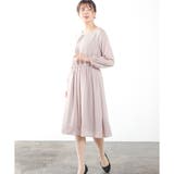 【ハニーズ】ワンピース 長袖 ミモレ丈 | Honeys | 詳細画像14