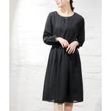 【ハニーズ】ワンピース 長袖 ミモレ丈 | Honeys | 詳細画像3