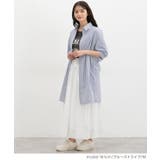 ワンピース シャツワンピース ロング丈 | Honeys | 詳細画像10