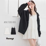 ワンピース ノースリーブ ミニ丈 | Honeys | 詳細画像1 