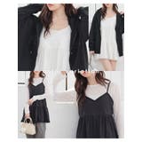 ワンピース ノースリーブ ミニ丈 | Honeys | 詳細画像3 