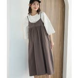 ブラウン | ワンピース キャミワンピース ノースリーブ | Honeys