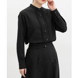 ブラック | トップス シャツ ピンタックシャツ | Honeys