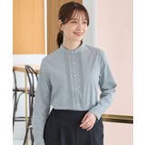 サックスグレー | トップス シャツ ピンタックシャツ | Honeys