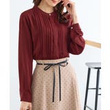 ボルドー | トップス ブラウス 長袖 | Honeys