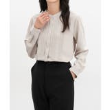 グレージュ | トップス ブラウス 長袖 | Honeys