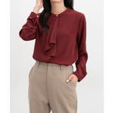 ボルドー | トップス ブラウス 長袖 | Honeys