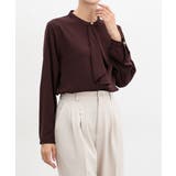 ブラウン | トップス ブラウス 長袖 | Honeys