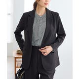 千鳥柄 | トップス ブラウス 長袖 | Honeys