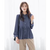 トップス ブラウス 長袖 | Honeys | 詳細画像6 