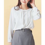 ホワイト | トップス ブラウス 長袖 | Honeys