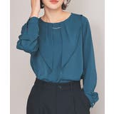 ブルーグリーン | トップス ブラウス 長袖 | Honeys