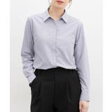 スモーキーブルー | トップス シャツ スキッパーシャツ | Honeys