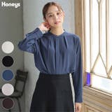 トップス ブラウス 長袖 | Honeys | 詳細画像1 