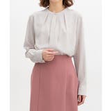 グレージュ | トップス ブラウス 長袖 | Honeys