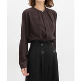 ブラウン | トップス ブラウス 長袖 | Honeys