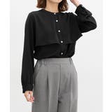 ブラック | トップス ブラウス 長袖 | Honeys