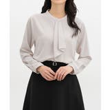 ライトグレー | トップス ブラウス 長袖 | Honeys