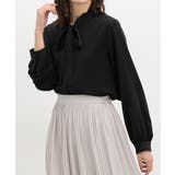 ブラック | トップス ブラウス 長袖 | Honeys