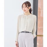 ホワイト | トップス ブラウス 長袖 | Honeys