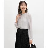 グレージュ | トップス ブラウス 長袖 | Honeys