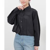 ブラック | トップス シャツ ブラウス | Honeys