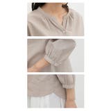 トップス ブラウス スキッパーカラー | Honeys | 詳細画像8