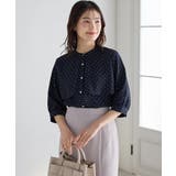 コン水玉 | トップス ブラウス オフィス | Honeys