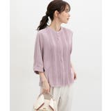 ピンクパープル | トップス ブラウス 大きいサイズ | Honeys