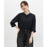 コン水玉 | トップス ブラウス 大きいサイズ | Honeys