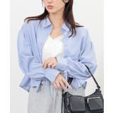 ブルー | トップス シャツ ブラウス | Honeys