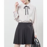 ベージュ | トップス ブラウス 長袖 | Honeys