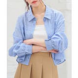 サックス | トップス シャツ ブラウス | Honeys