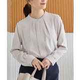 グレージュ | トップス ブラウス 長袖 | Honeys