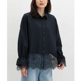 ネイビー | トップス シャツ ブラウス | Honeys