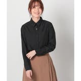 ブラック | トップス シャツ レギュラーカラー | Honeys