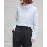 サックス×オフ | トップス シャツ レギュラーカラー | Honeys
