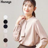 トップス ブラウス 長袖 | Honeys | 詳細画像1