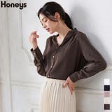 トップス ブラウス 長袖 | Honeys | 詳細画像1