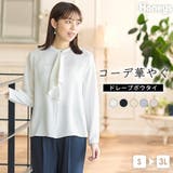 ブラウス 長袖 オフィス | Honeys | 詳細画像1 