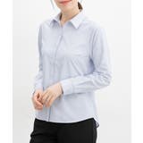 サックス | トップス ブラウス 長袖 | Honeys