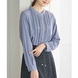 スモーキーブルー | トップス ブラウス 長袖 | Honeys