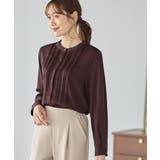 ブラウン | トップス ブラウス 長袖 | Honeys